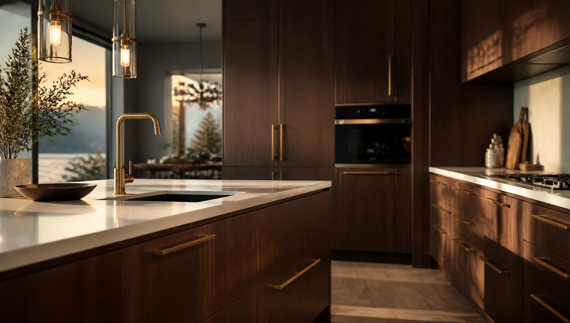 Cinematic walkthrough kitchen set premium karya OMAH PRO